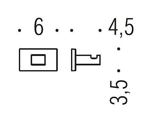 Крючок Colombo Design Look BLC27.OM Золото матовое