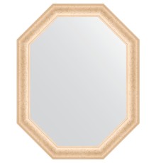 Зеркало Evoform Octagon 75x95 в багетной раме - Старый гипс 82 мм
