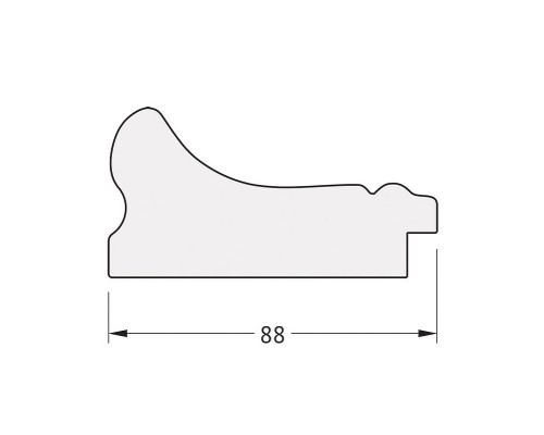 Зеркало Evoform Octagon 76x96 в багетной раме - Хамелеон 88 мм