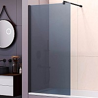 Шторка на ванну RGW Screens SC-050B 80х149 351105008-34 профиль Черный стекло тонированное