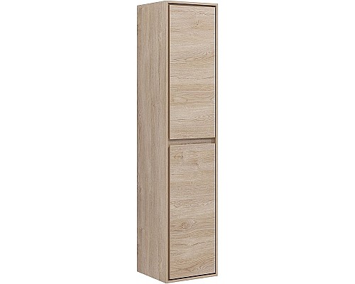 Шкаф пенал Aquanet Милан 35 336389 подвесной Дуб светлый