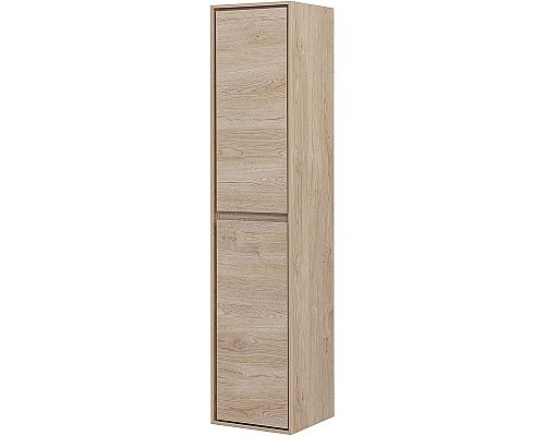 Шкаф пенал Aquanet Милан 35 336389 подвесной Дуб светлый