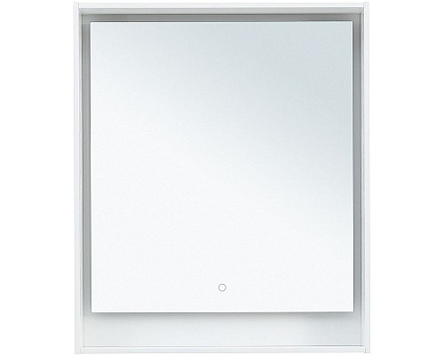 Зеркало Aquanet Милан 70 336391 с подсветкой Белый глянец с сенсорным выключателем