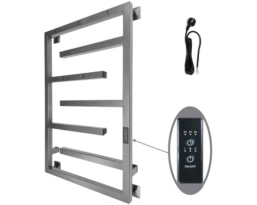 Электрический полотенцесушитель Altasan ЛабиринтПроф 80x50 ЛабиринтПроф5кр8050Г Графит