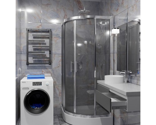 Электрический полотенцесушитель Altasan ЛабиринтПроф 80x50 ЛабиринтПроф5кр8050Г Графит