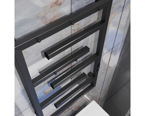 Электрический полотенцесушитель Altasan ЛабиринтПроф 80x50 ЛабиринтПроф5кр8050Г Графит