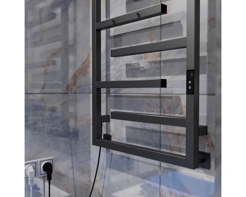 Электрический полотенцесушитель Altasan ЛабиринтПроф 80x50 ЛабиринтПроф5кр8050Г Графит