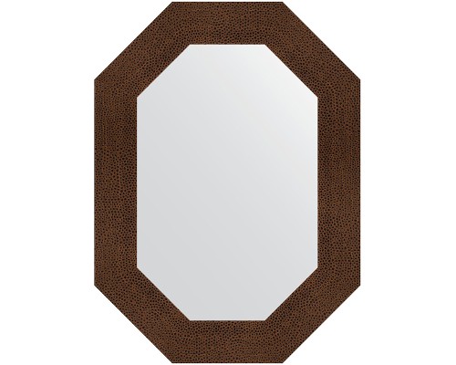Зеркало Evoform Polygon 76х56 BY 7189 в багетной раме - Бронзовая лава 90 мм