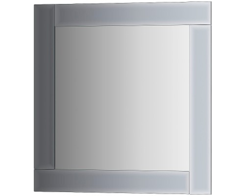 Зеркало Evoform Style 50x50 BY 0825 с зеркальным обрамлением - цвет Графит
