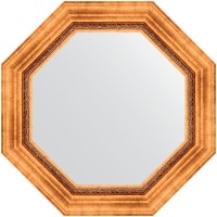 Зеркало Evoform Octagon 61х61 BY 7340 в багетной раме - Римское золото 88 мм