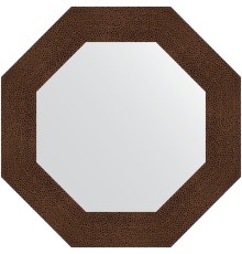 Зеркало Evoform Octagon 61х61 в багетной раме - Бронзовая лава 90 мм