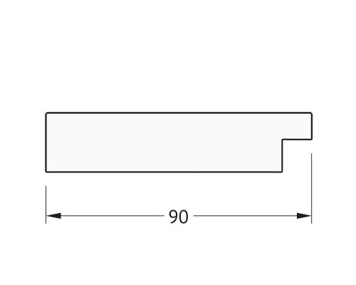 Зеркало Evoform Octagon 61х61 BY 7354 в багетной раме - Бронзовая лава 90 мм