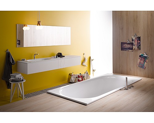 Стальная ванна Bette Comodo 180x80 1251-000 AS с шумоизоляцией и антискользящим покрытием