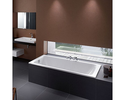 Стальная ванна Bette Select 180x80 3413-000 PLUS с шумоизоляцией и антигрязевым покрытием