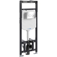 Инсталляция WasserKRAFT Alme для унитаза с клавишей смыва Хром