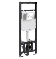 Инсталляция WasserKRAFT Alme 15TLT.010.ME.CH01 для унитаза с клавишей смыва Хром