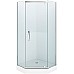 Душевой уголок Alex Baitler 100х100 AB215-100 профиль Хром стекло прозрачное