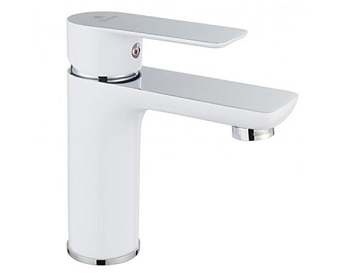 Смеситель для раковины Aquanet Arctic AF520-10СW Хром / Белый