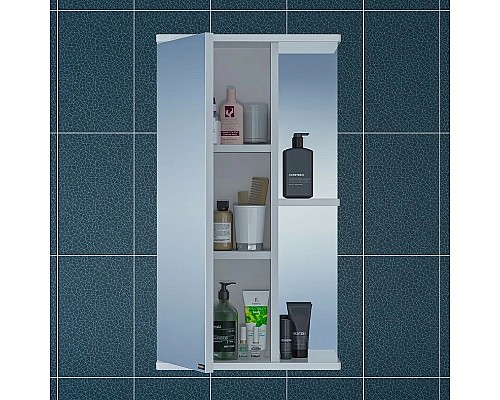 Зеркальный шкаф СанТа Ника 40 L 101080 Белый