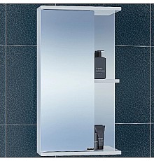 Зеркальный шкаф СанТа Ника 40 L 101080 Белый