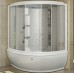 Душевой бокс Radomir Калифорния 1 155x155 1-04-1-0-4-0800 с баней профиль Белый стекло прозрачное