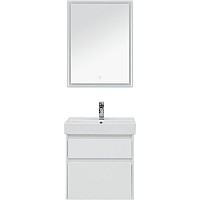 Комплект мебели для ванной Aquanet Nova Lite 60 242921 подвесной Белый