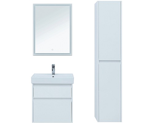 Комплект мебели для ванной Aquanet Nova Lite 60 242921 подвесной Белый