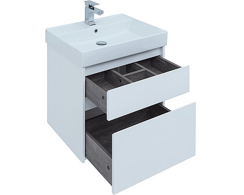 Комплект мебели для ванной Aquanet Nova Lite 60 242921 подвесной Белый