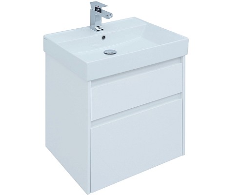 Комплект мебели для ванной Aquanet Nova Lite 60 242921 подвесной Белый