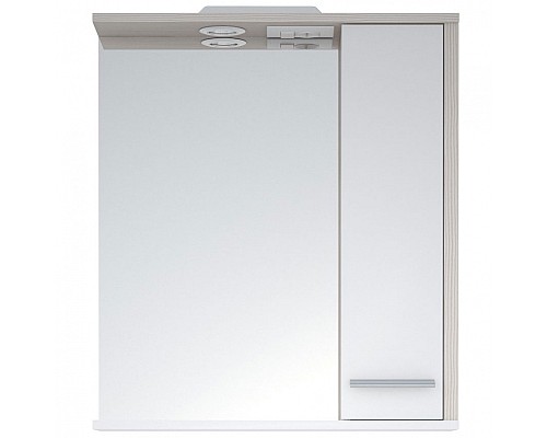 Зеркало со шкафом Corozo Лорена 75 SD-00000297 с подсветкой Лайн Белое