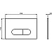 Клавиша смыва Ideal Standard Oleas M1 R0115A6 Черная
