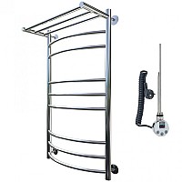 Электрический полотенцесушитель Тругор Приоритет 3 элТЭН 100x50 с полкой Хром