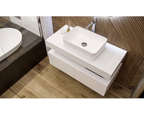 Тумба Velvex Unique Unit 50 tp.UNI.50.1Y подвесная Белая глянцевая