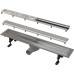 Душевой лоток Alcaplast Fit and Go (APZ13-DOUBLE9-850) с решеткой Хром / полая под плитку