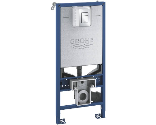 Инсталляция Grohe Rapid SLX для унитаза с клавишей смыва Хром