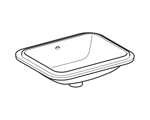 Раковина Geberit VariForm 53 500.760.01.2 Белая