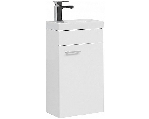Тумба с раковиной Aquanet Нота 40 R 254037 подвесная Белая