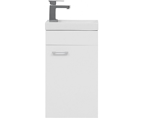 Тумба с раковиной Aquanet Нота 40 R 254037 подвесная Белая