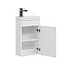 Тумба с раковиной Aquanet Нота 40 R 254037 подвесная Белая
