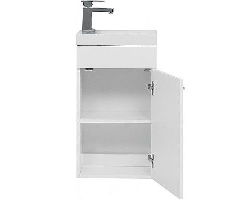 Тумба с раковиной Aquanet Нота 40 R 254037 подвесная Белая