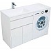 Тумба с раковиной Aquanet Токио 130 L 239215 Белая