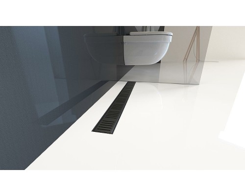 Душевой лоток Alcaplast (APZ10BLACK-750M) с Черной матовой решеткой