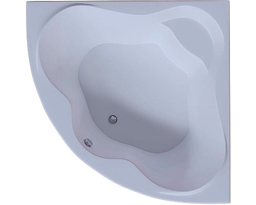 Акриловая ванна Aquatek Галатея 135х135 GAL135-0000022 без гидромассажа с фронтальной панелью с каркасом (разборный) со слив-переливом