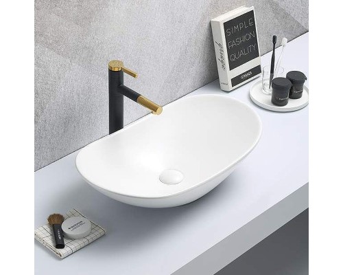 Раковина-чаша Velvex 61 7811AMW Белая матовая