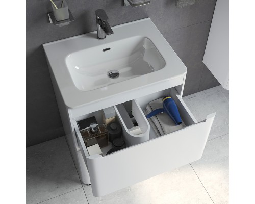 Тумба с раковиной Iddis Edifice 60 EDI60WFi95K Белая