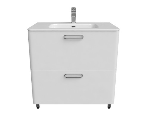 Тумба с раковиной Iddis Brick 80 BRI80WFi95K Белая