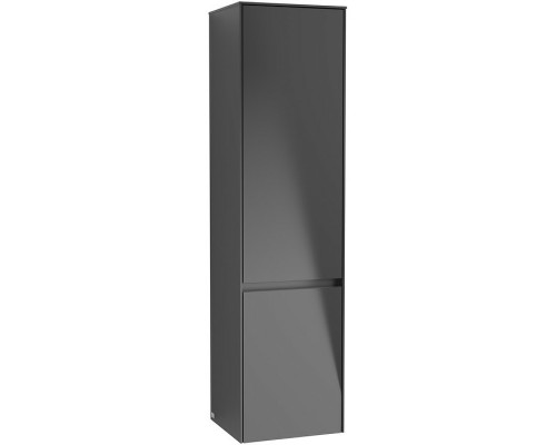 Шкаф-пенал Villeroy&Boch Collaro 40 подвесной Black Matt Lacquer