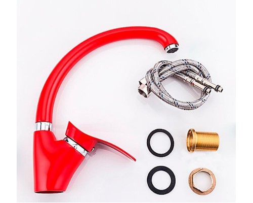 Смеситель для кухни Frap F4101-13 Красный