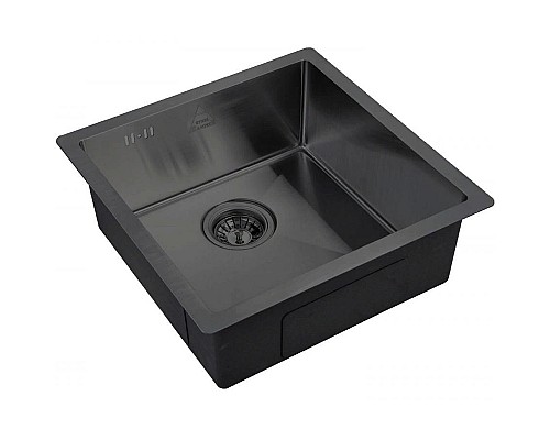 Кухонная мойка ZorG Steel Hammer 44 SH 4444 GRAFIT Графит