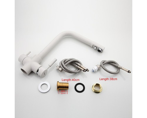 Смеситель для кухни Frap H52 F4352-8 Белый